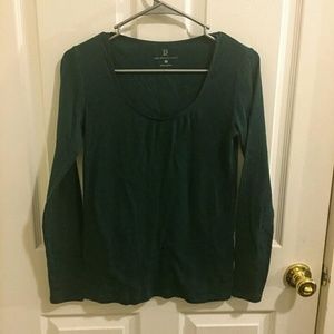 NY & Co ~ Hunter/Emerald Green Long Sleeve T-shirt